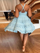 Indiebeautie Solid Frilled Cami Dress